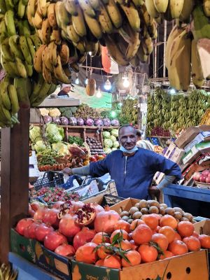 Fruit Market In Dahar